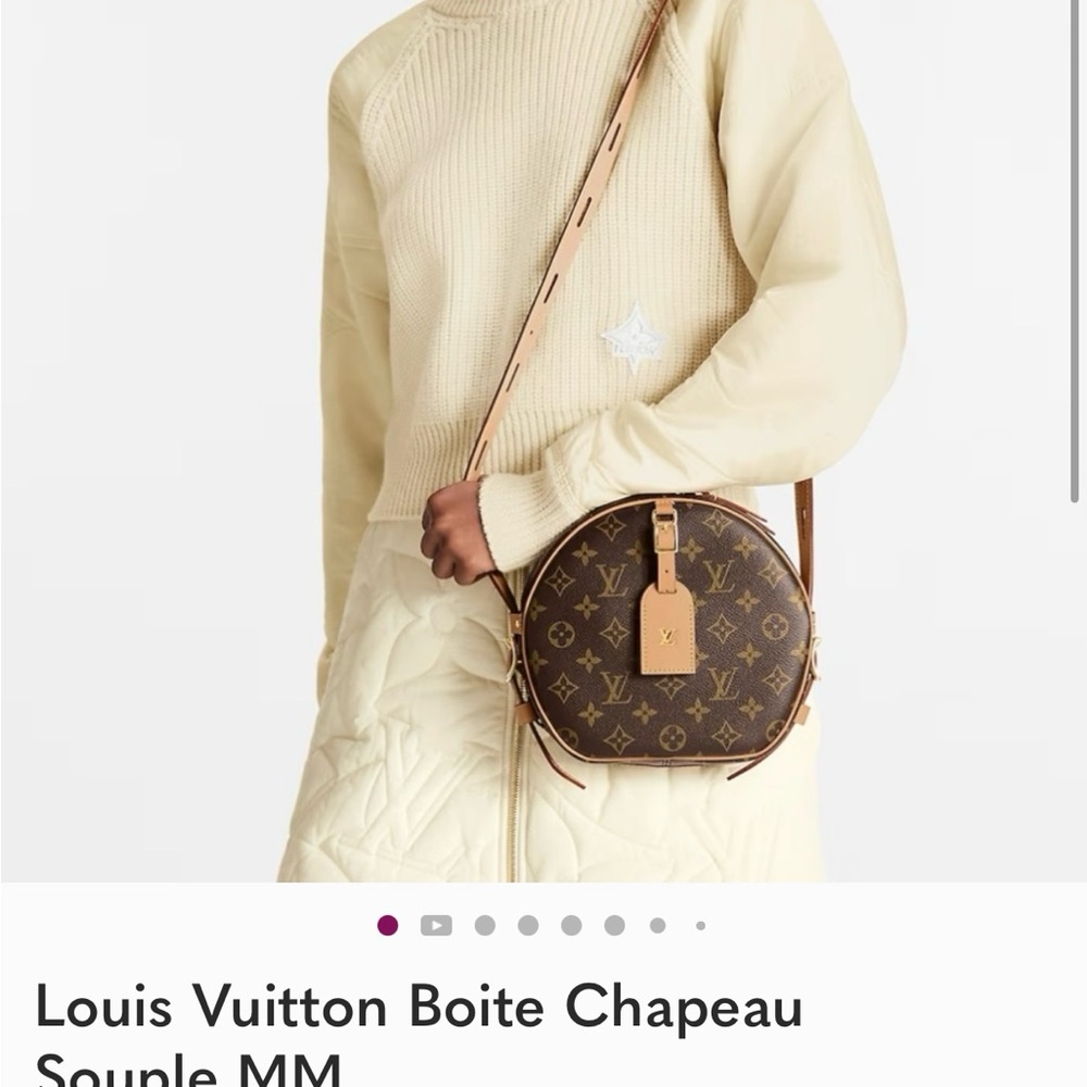 Louis Vuitton Monogram Tan and Brown Shoulder Bag